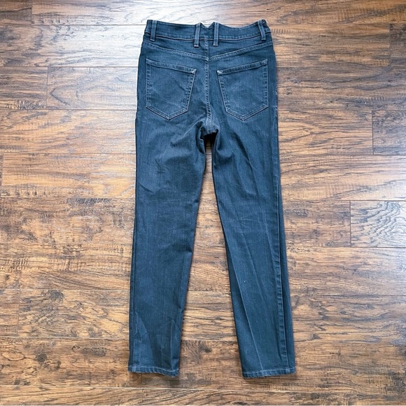 Mattison • charcoal skinny jeans slim leg ankle tailored USA made designer denim - Picture 7 of 8